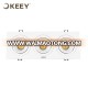 KEEY Rectangle COB 30W Grille Led Light Fixture Led in White Pure Color CCT 4000K 3-heads QYR2-GS601N-3